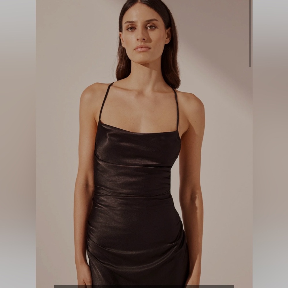 Shona Joy La lune maxi cross back in Black - Size 8 (US), AUS 12 - Picture 2 of 5